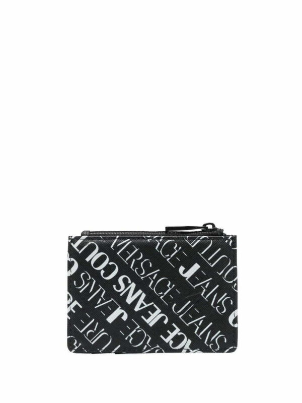 Versace Jeans Couture  logo-print zipped wallet - Image 2
