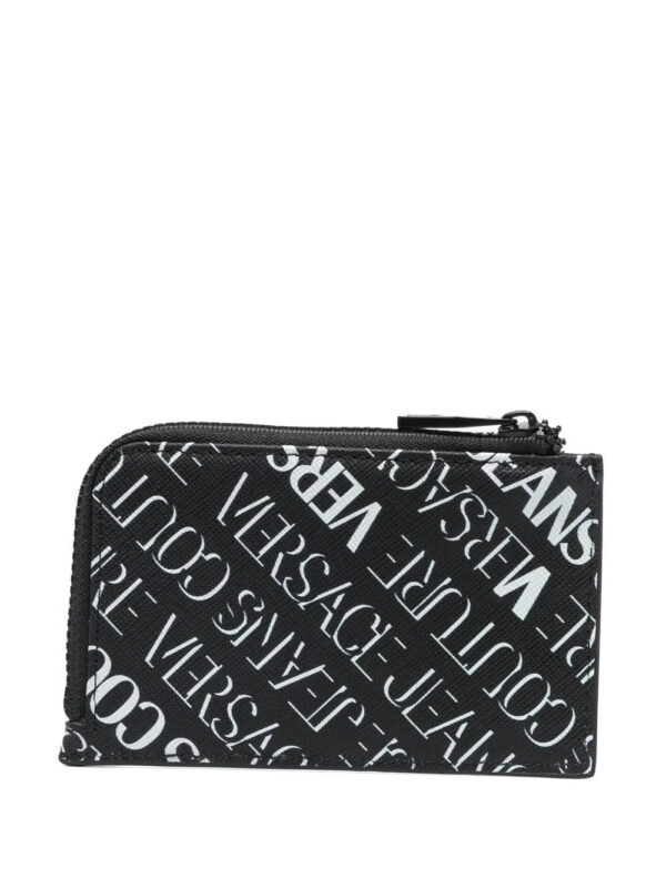 Versace Jeans Couture  logo-print curve-edge wallet - Image 2