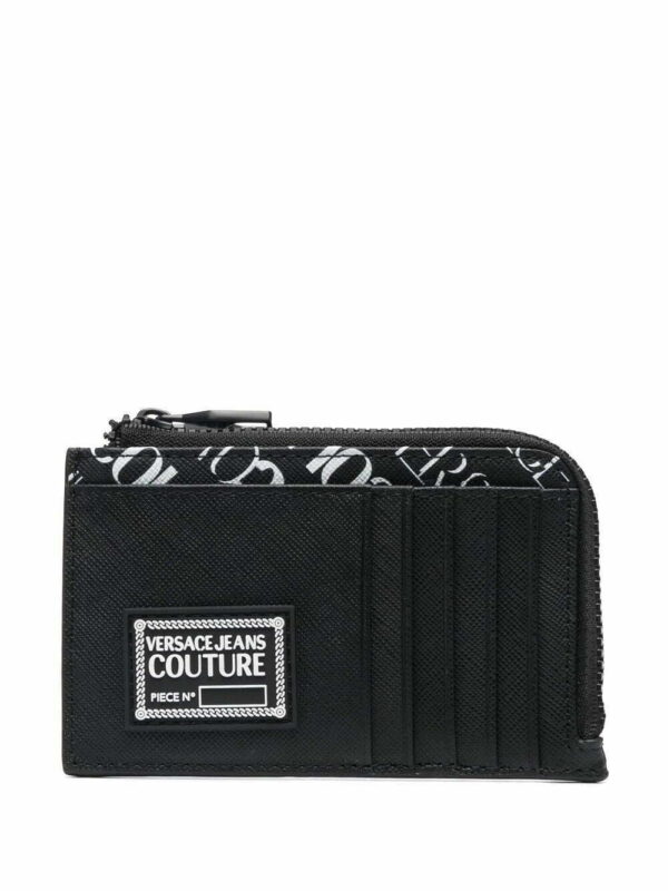 Versace Jeans Couture  logo-print curve-edge wallet