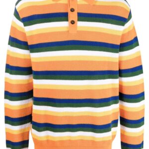 Dsquared2  horizontal-stripe polo shirt
