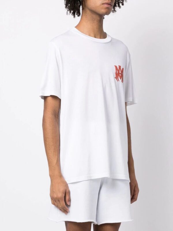 Amiri logo crew-neck T-shirt - Image 3