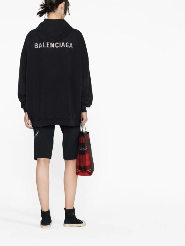 Balenciaga  Large Fit long-sleeve hoodie - Image 2