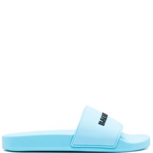 Balenciaga  raised-logo slides