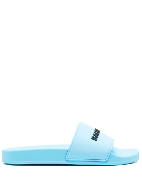 Balenciaga  raised-logo slides