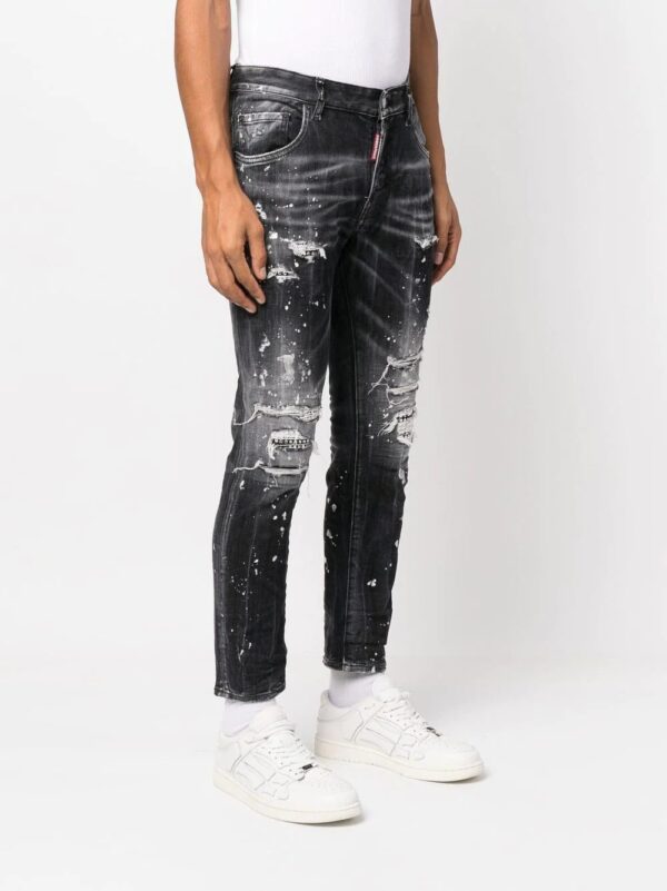 Dsquared2  distressed skinny-cut jeans - Image 3