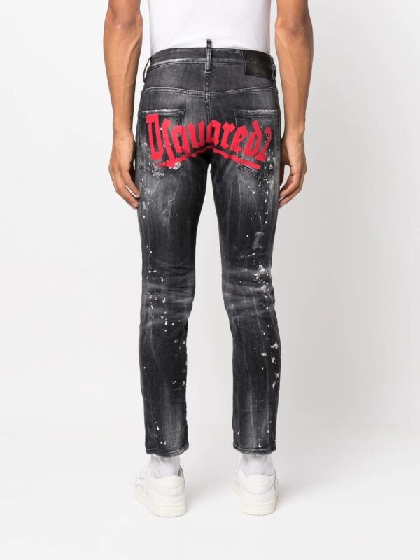 Dsquared2  distressed skinny-cut jeans - Image 4