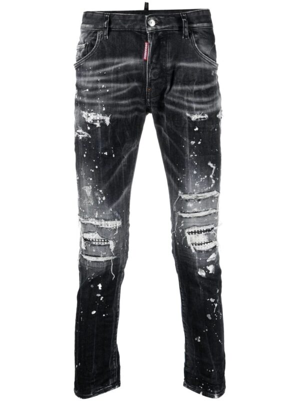 Dsquared2  distressed skinny-cut jeans