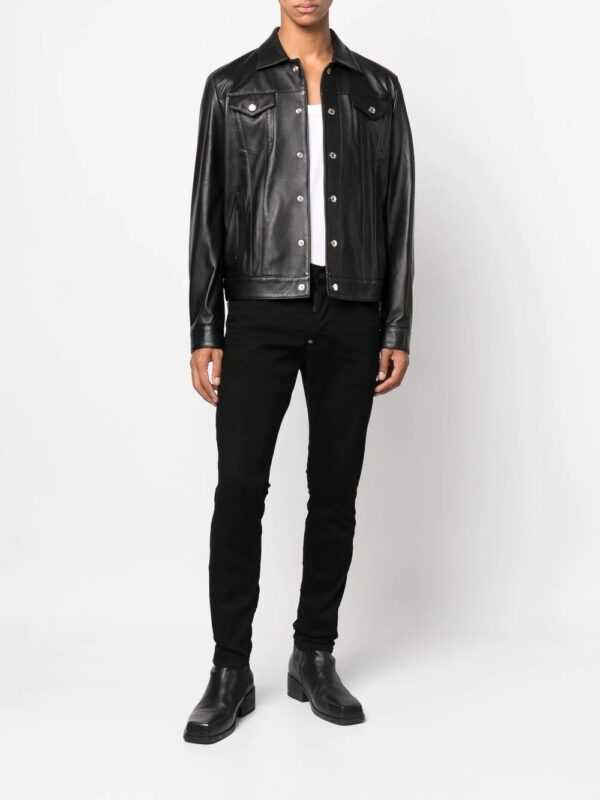 Dsquared2  button-up leather shirt - Image 2