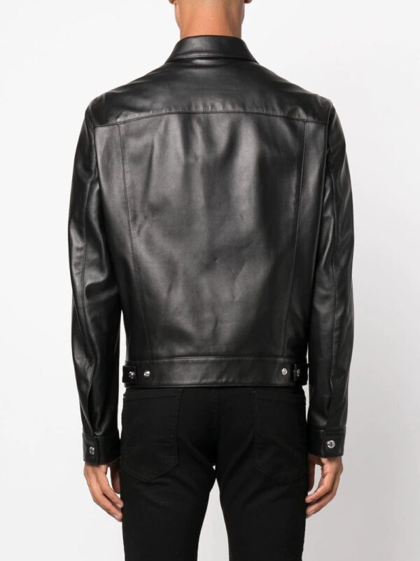 Dsquared2  button-up leather shirt - Image 4