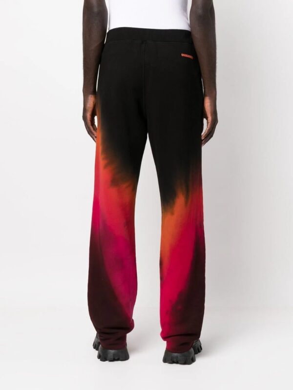 Dsquared2  tie-dye straight-leg sweatpants - Image 4