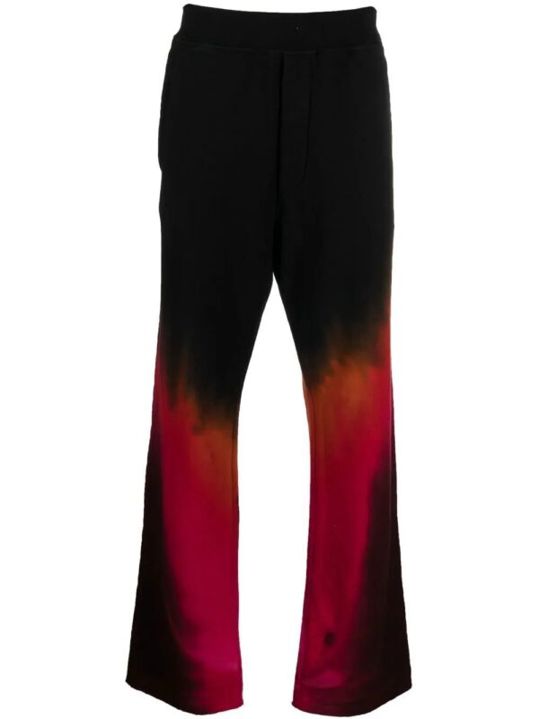Dsquared2  tie-dye straight-leg sweatpants