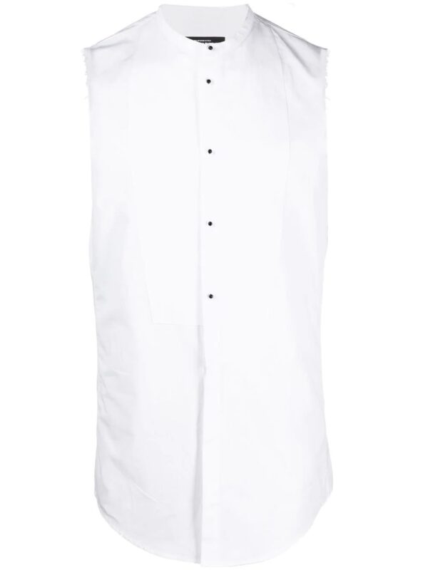 Dsquared2  collarless button-up shirt