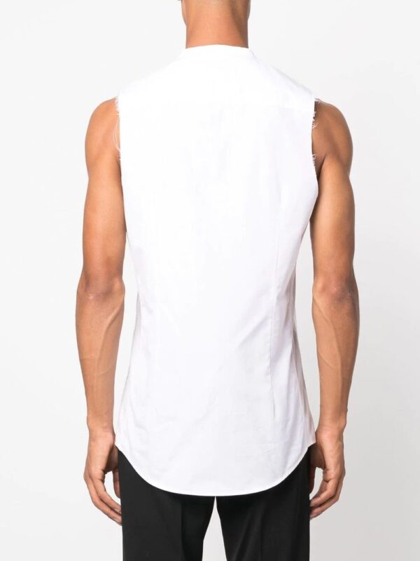 Dsquared2  collarless button-up shirt - Image 3