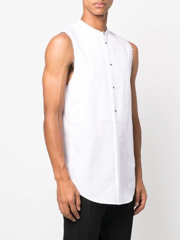 Dsquared2  collarless button-up shirt - Image 2