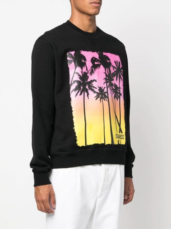 Dsquared2  graphic-print logo sweatshirt - Image 3