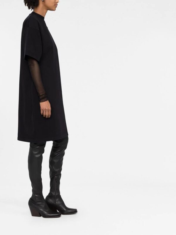 Balenciaga  Hourglass cotton T-shirt dress - Image 4
