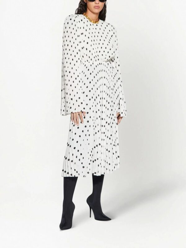 Balenciaga  polka dot print dress - Image 2