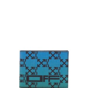 Off-White  logo-print leather wallet