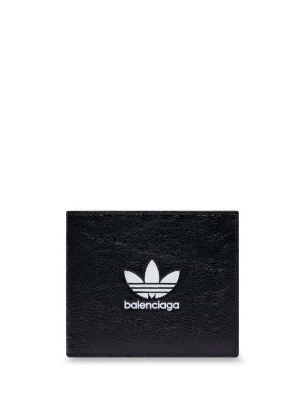 Balenciaga  x Adidas trefoil-print folded wallet