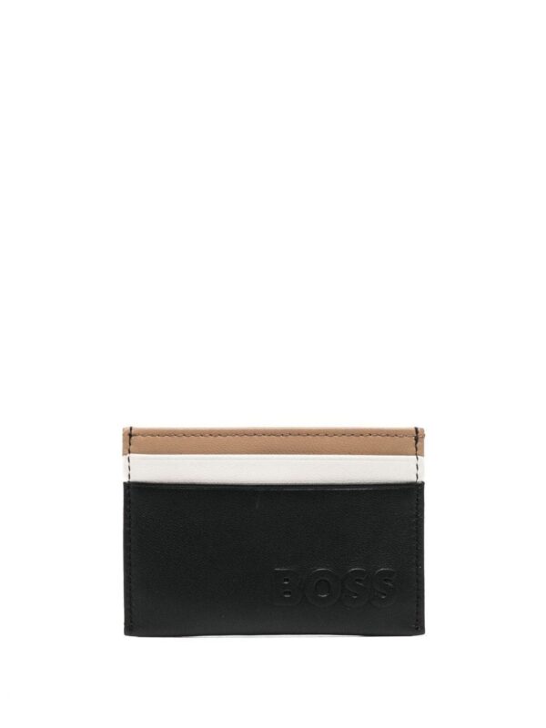 BOSS  embossed-logo cardholder