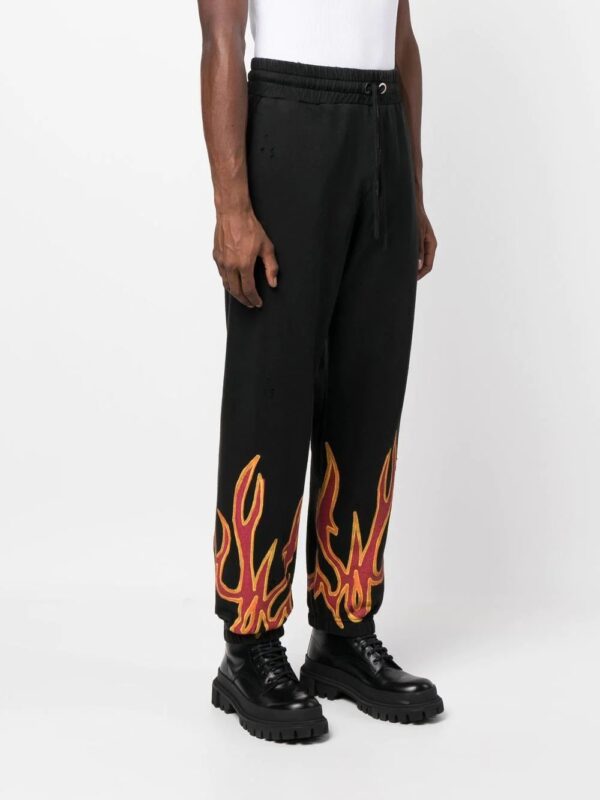 Palm Angels  flame-detail track pants - Image 4