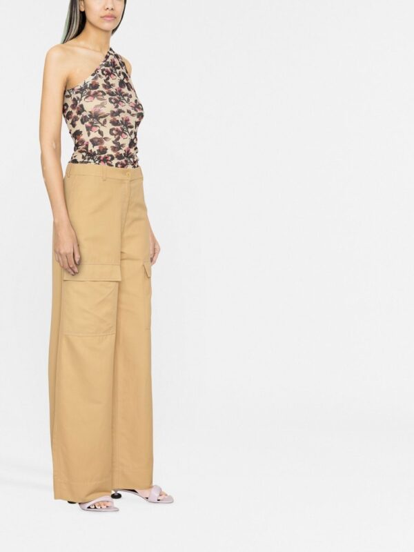 Stella McCartney  wide-leg flap-pocket trousers - Image 4