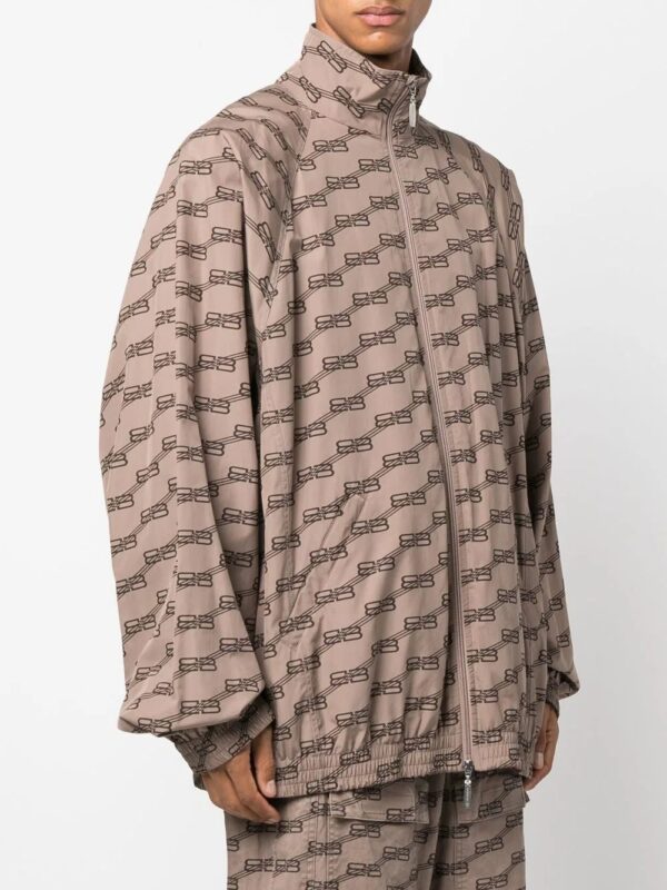 Balenciaga  monogram-print track jacket - Image 3