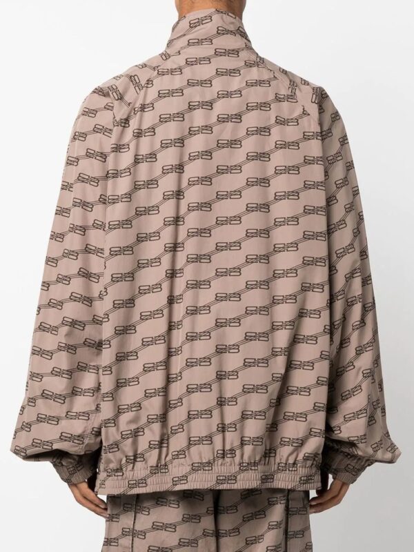 Balenciaga  monogram-print track jacket - Image 4