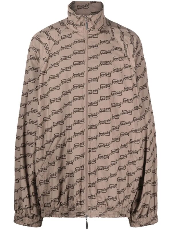 Balenciaga  monogram-print track jacket