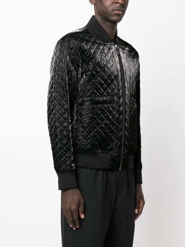 Dolce & Gabbana  diamond-quilted bomber jacket - Image 3