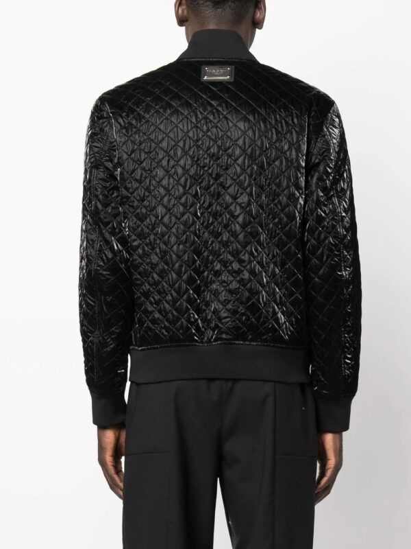 Dolce & Gabbana  diamond-quilted bomber jacket - Image 4