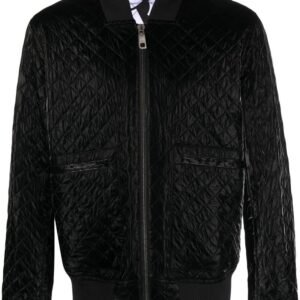 Dolce & Gabbana  diamond-quilted bomber jacket