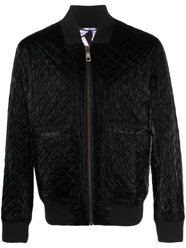 Dolce & Gabbana  diamond-quilted bomber jacket