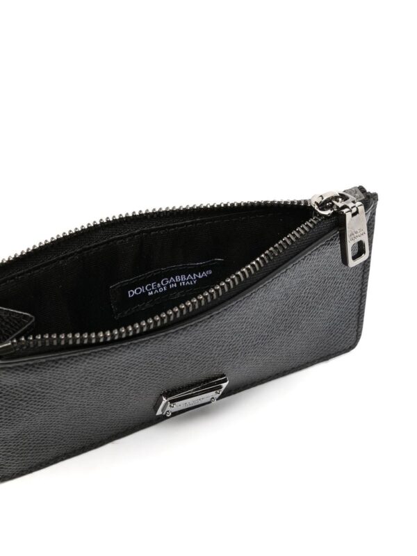 Dolce & Gabbana logo-tag leather card holder - Image 3