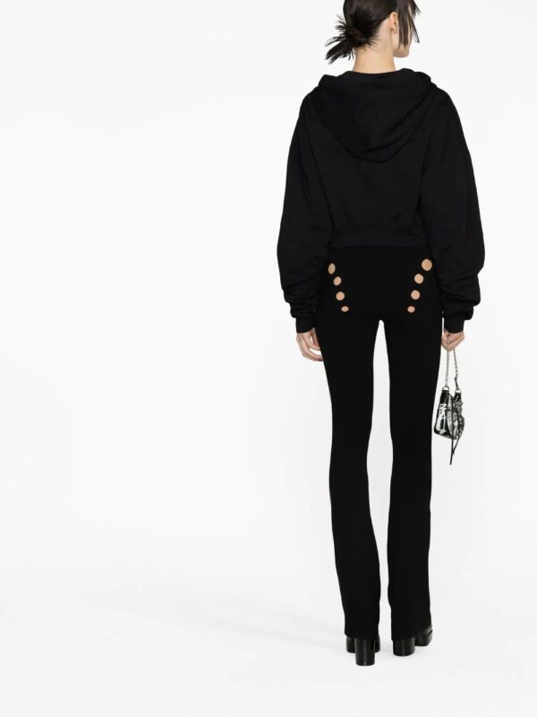 Off-White  cropped drawstring hoodie - Image 3