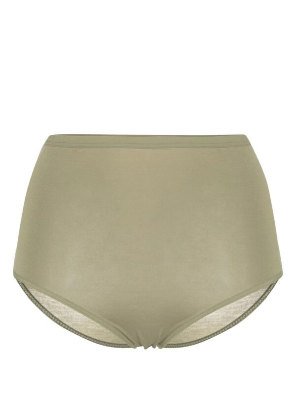 Baserange  high-waisted semi-sheer briefs