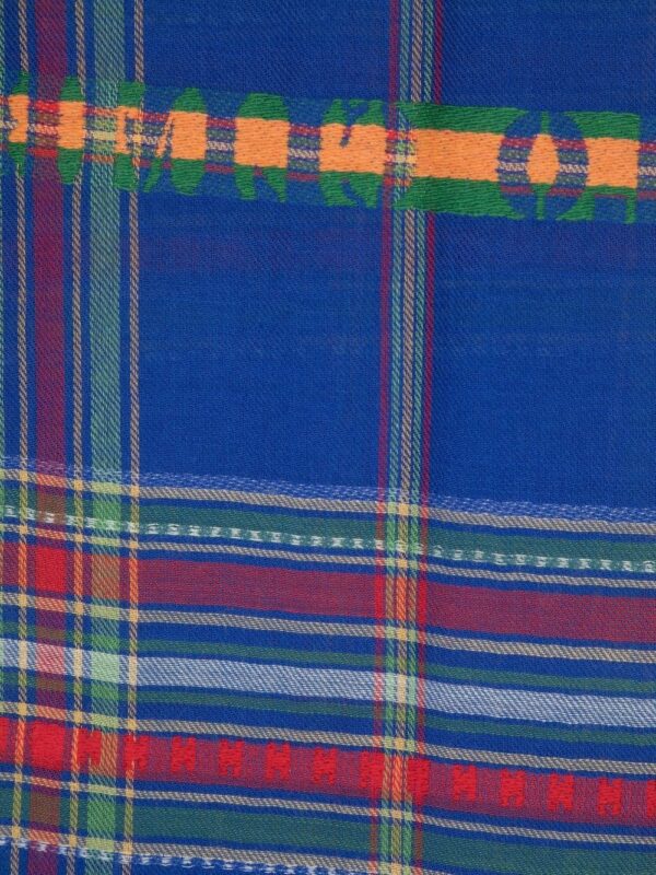 Polo Ralph Lauren  logo-embroidered-plaid scarf - Image 2