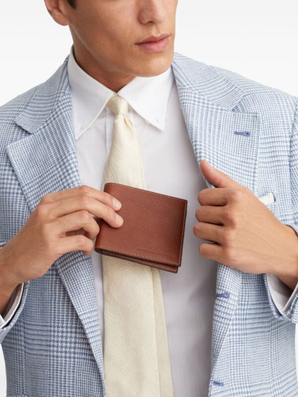 Brunello Cucinelli Core bi-fold leather wallet - Image 4