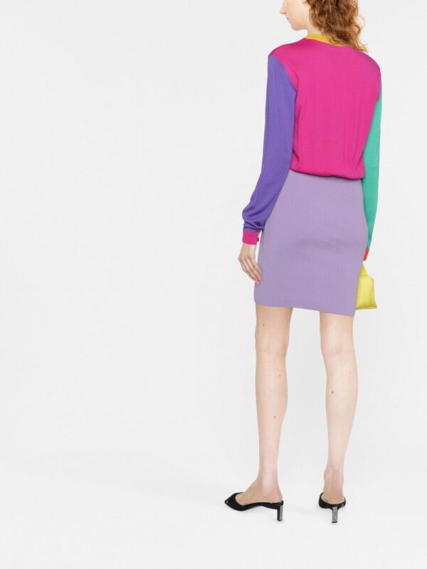 Moschino intarsia logo-knit jumper dress - Image 4