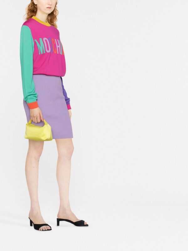 Moschino intarsia logo-knit jumper dress - Image 2