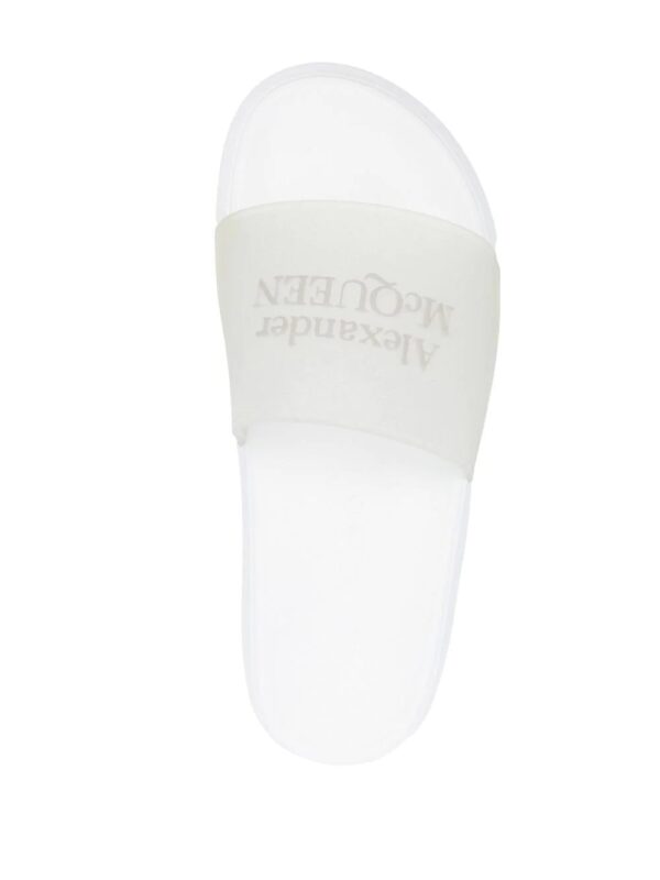 Alexander McQueen  logo embossed slides - Image 4