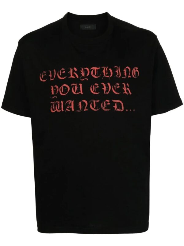 AMIRI  Everything slogan-print T-shirt