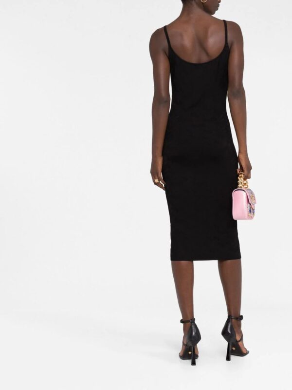 Versace  La Greca jacquard pencil dress - Image 4