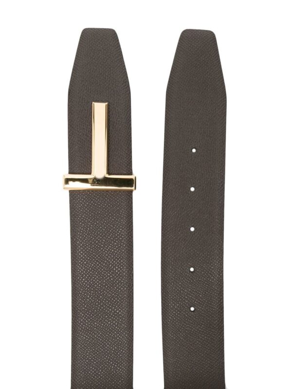 TOM FORD  reversible T-buckle leather belt - Image 2