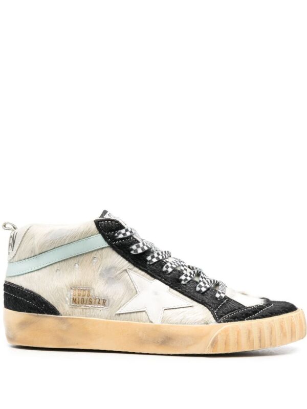 Golden Goose Mid Star lace-up sneakers