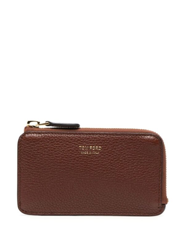 TOM FORD  soft-grain leather zip wallet