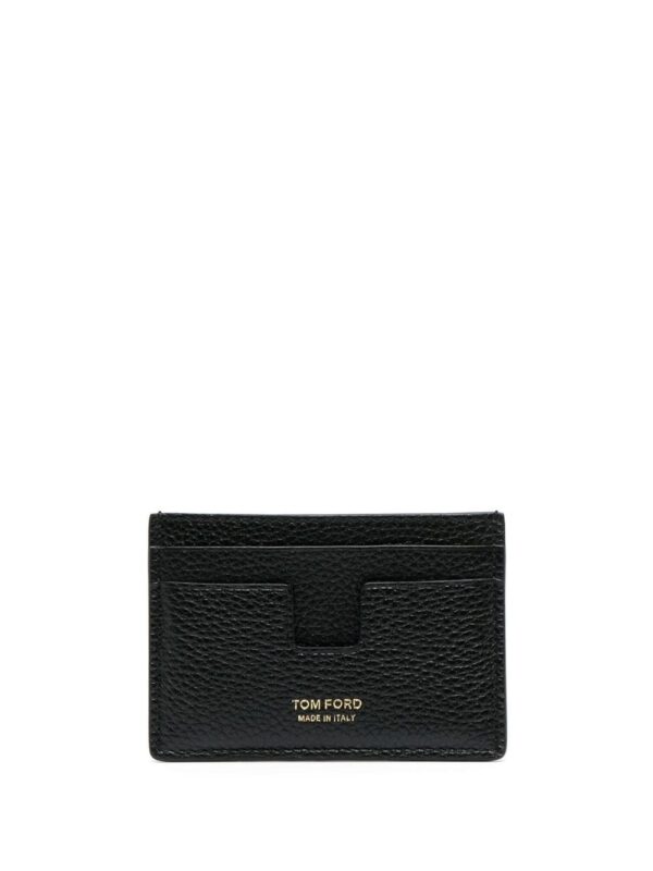 TOM FORD  logo-print leather cardholder