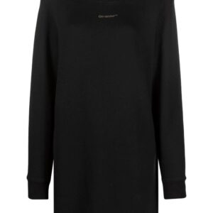 Off-White  logo-print mini dress