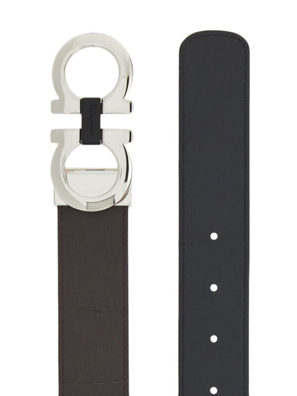 Ferragamo Gancini reversible leather belt - Image 2