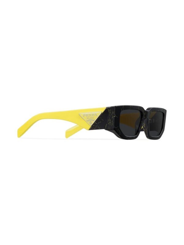 Prada Eyewear Symbole colour-block rectangle sunglasses - Image 2